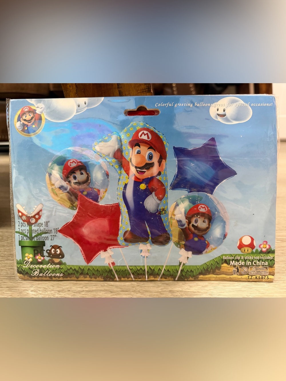 Super Mario Balloon Set (4 designs available)
